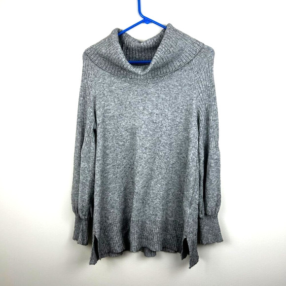 Anthropologie Women’s S Oversized Gray Paloma Long Sleeve Knitted Sweater - Picture 3 of 8